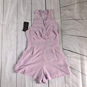 NWT AX Paris romper sz 4 lavender sleeveless